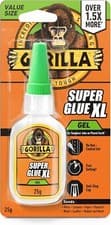 Image of Gorilla Super Glue Gel XL 25g Tube With Anti-Clog Cap