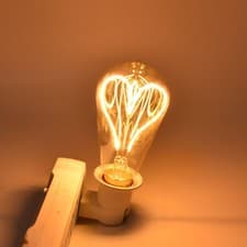 Image of Vintage Light Bulb E27 4W High Light Transmittance Flexible Spiral Filament FIS