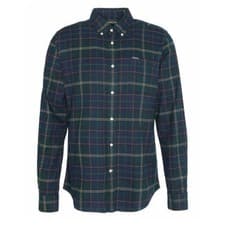 Image of NEW - Official Barbour Kyeloch Tailored Tartan Shirt Green Loch