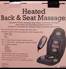 Image of Lifemax Heated Back and Seat Massager
