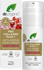 Image of Dr Organic Pro Collagen Plus Anti Ageing Moisturiser With Dragons Blood 50ml