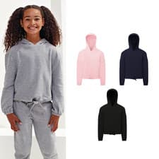 Image of TriDri® Kids TriDri® recycled cropped oversize hoodie