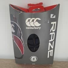 Image of Canterbury RAZE Rugby Headguard Junior Medium Boys (MB) Black & Red