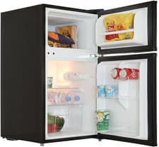 Image of Cookology Under Counter Fridge Freezer 85L 48cm Freestanding - Black UCFF87BK