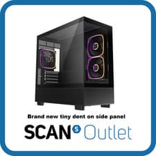 Image of CiT Solar Black Micro-ATX Tempered Glass PC Gaming Case