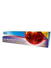 Image of Care Ibuprofn 5% W/W Gel 100g | Effective Relief From Pain & Inflammation
