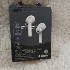 Image of ASDA Tech Noise Cancelling Wireless Ear Buds , New, box damaged