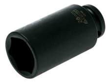 Image of Teng Deep Impact Socket Hexagon 6 Point 1/2In Drive 28Mm TEN920628N