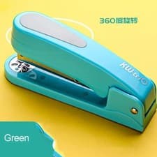 Image of 360° Rotating Heavy Duty Stapler Long Reach Office Desktop Binding Tool UK