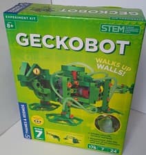 Image of Thames & Kosmos Geckobot STEM Experiment Kit Build a Wall-Climbing Robot & 6 New