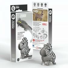 Image of Eugy - 3D Model Craft Kit - Zebra