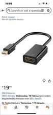 Image of mini dp to hdmi adapter Full HD 1080