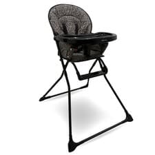 Image of My Babiie MBHC1 Compact Highchair - Black Leopard