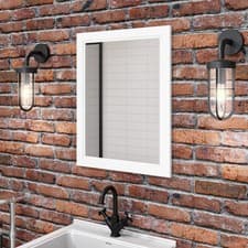 Image of Rectangular White Bathroom Mirror 550 x 700mm - Camden BeBa_25808