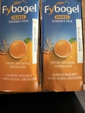 Image of Fybogel Orange Sachets x 60 (2 x 30) Ispaghula Husk Fibre Drink – Long Exp May27