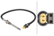 Image of HELLA 6PT 358 181-741 Exhaust Gas Temperature Sensor Fits Mercedes-Benz