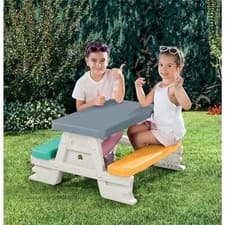 Image of Dolu Kids Picnic Table Garden Games