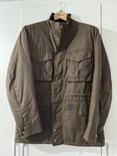 Image of Barbour Watson Wax Jacket L/XL In Rustic Brown