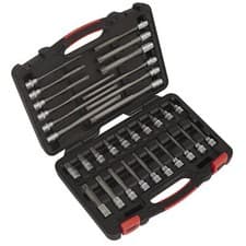 Image of Sealey TRX-Star* Socket Bit Set 32 Pieces 3/8"Sq Drive - AK89001