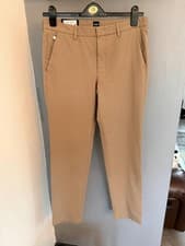 Image of BOSS ‘Kaito1’ Slim Fit Beige Chino Trousers 34L £139 RRP