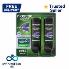 Image of Nicorette QuickMist FreshMint 1mg Mouthspray Duo – ORIGINAL
