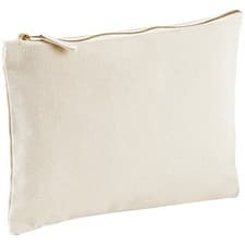 Image of Westford Mill 100% Brushed Cotton Canvas Accessory Case Pouch Bag