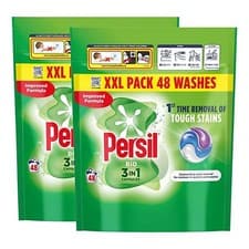 Image of 2 x Persil 3 in 1 Bio Washing Capsules Pods Tablets Laundry 48 Washes