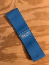 Image of Waist Wrap Waist Trainer Slimming Elasticity Blue Belt - Closed Non Adjustable.