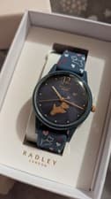 Image of Radley Ladies Wristwatch RY21376 Silicone Strap Hear Design Brand New