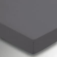 Image of Helena Springfield Plain Dye Fitted Sheet 36cm Deep Super King Size Charcoal