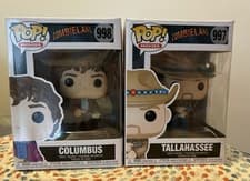 Image of Funko Pop Zombieland Columbus Figure #998 and Tallahassee Figure #997