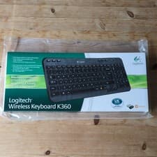 Image of Logitech K360 Wireless Keyboard Black