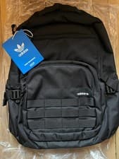 Image of Adidas Mens Originals Daily backpack Black Bottle Laptop Pockets Compact