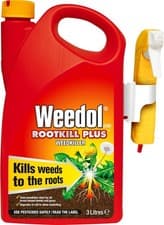 Image of Weedol Rootkill Plus Weedkiller Manual Spray 3 Litre