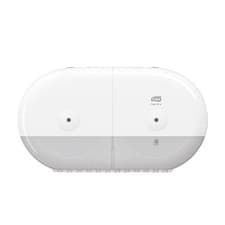 Image of Tork SmartOne Twin Mini Toilet Paper Dispenser White 682000