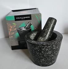 Image of Cole & Mason Dorchester 10cm Granite Pestle & Mortar