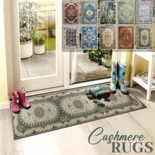 Image of Non-Slip Machine Washable Entryway Rug Dirt Trapper Super Absorbent Entry Rugs