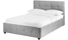 Image of Eros Kingsize End Opening Ottoman Bed Frame Grey Spacious Storage Bed