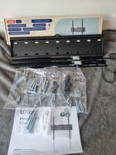 Image of LOGIK LFM16 Fixed TV Wall Mount Bracket - Up to 43" TVs - Black - New