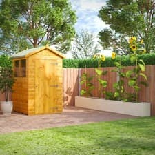 Image of Shed | 4x4 Power Apex Garden Shed Toolshed | Power Tool Sheds | Shed Size 4 x 4