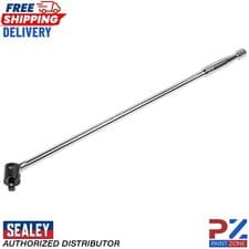 Image of Sealey AK730 600mm Extra Long Breaker Bar - 1/2" Sq Drive High Torque Tool PR