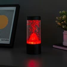 Image of Mini Volcano Desk Bed Bedroom Night Mood Light Lamp Fun Birthday Christmas Gift