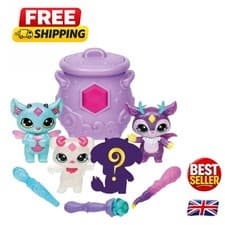 Image of Enchanting Mixlings Sparkle Magic 4-Pack: Wands, Cauldron & Endless Fun for Kids