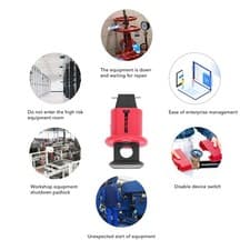 Image of 5Pcs Circuit Breaker Lockout Device Electrical Miniature Lock Pin Out Standard