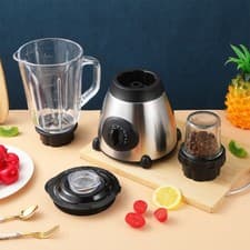 Image of 800W Table Top Blender Glass Jug Food Blender Smoothie Maker Juicer Ice Crusher