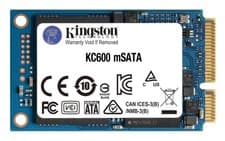 Image of Kingston KC600 SSD 256GB SATA3 mSATA - SKC600MS/256G 256 GB mSATA Drive Only