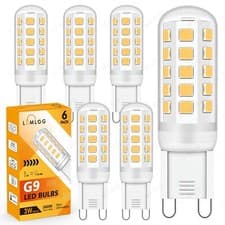 Image of G9 LED Bulb 3W 400lm Warm/Natural/Cold White High Energy Saving D Bulb 6/12 Pack