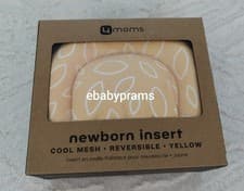 Image of 4-Moms Reversible Newborn Insert Support Mamaroo Bouncer Yellow Cool Mesh