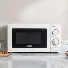 Image of White Microwave 17L Manual 700W Haden