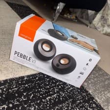 Image of Creative Pebble V3 Black Minimalistic 2.0 USB-C Speakers with Bluetooth